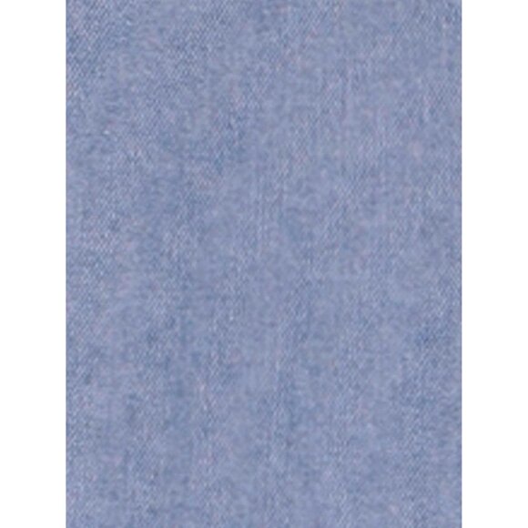 Plus Size Denim Dress for Women Short Sleeve Midi Button Down Pockets - Picture 5 of 5